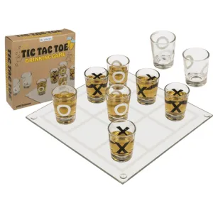 Out Of The Blue Drinking Game Tic Tac Toe  With 9 Glasses 22 X 22 Cm#79/3985.
