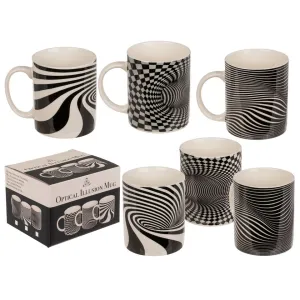 Out Of The Blue Ceramic Mug Optical Illusion 300ml  #102113 In Gift Box 1 piece /box
