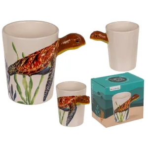 Out Of The Blue Stoneware Mug turtle 11 X 8.5 Cm 300 Ml #78/8404 In Gift Box