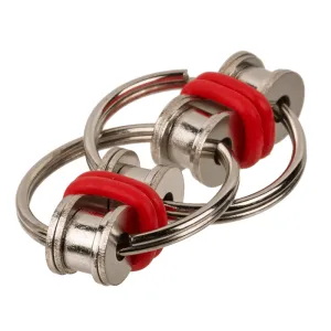 Out Of The Blue Fidget Flippy Chain 5x3cm #61/6661 Red