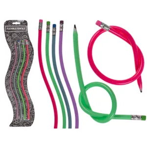 Out Of The Blue Flexible Pencils 32 cm Assorted Color 4/Pk #29/3031.