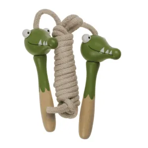 Out Of The Blue Wooden Skipping Rope Animals #76/6187-Crocodile