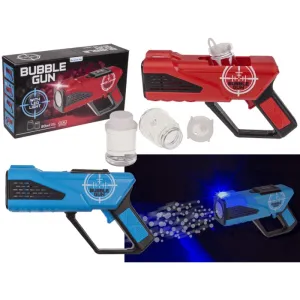 Out Of The Blue Bubble Gun With Led 25 Cm Incl 80 Ml Soap Bubble assorted #36/0054.