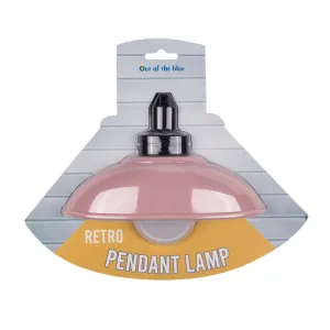 Out Of The Blue Retro hanging lamp with LED 20 X 15 Cm #57/9828 Pink