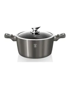 Berlinger Haus Casserole with lid 28 cm, Carbon Metallic Line