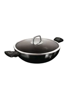 Berlinger Haus Black Vantage 30CM WOK WITH GLASS LID b/6