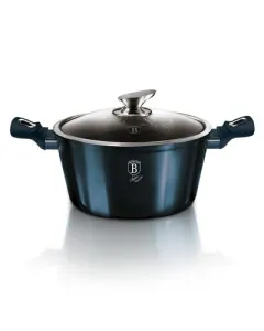 Casserole with lid, 30 cm, Metallic Line Aquamarine Edition