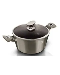Berlinger Haus Casserole with lid, 30 cm, Metallic Line Carbon Edition