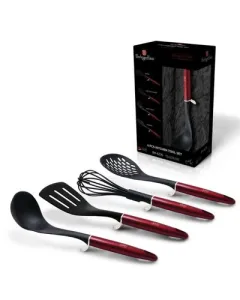 4pcs kitchen tools, Burgundy Edition
