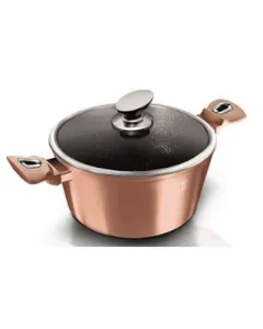 Berlinger Haus Casserole with lid, 30 cm, Metallic Line Rose Gold Edition