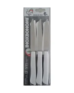 BLS. 6 STEAK KNIFE CM. 11 WHITE