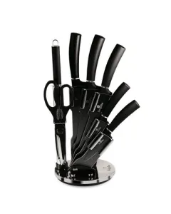 Berlinger Haus Black Vantage 8 pcs knife set with acrylic stand