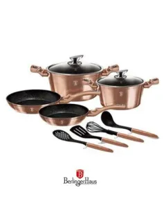 Berlinger Haus 10 pcs cookware set, Metallic Line Rosegold Edition