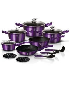 Berlinger Haus 10 pcs cookware set, Metallic Line Royal Purple Edition