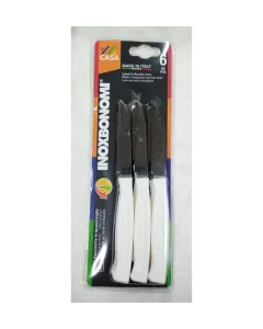 Inox Bonomi SERIE CASA BIV 12 PEELING KNIFE CM. 9 WHITE Peeling Italian Knives
