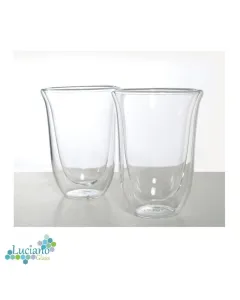 Luciano 280ml High Borosilicate / Double Wall / Isotherm Cawa Shape / Glass Cups Set of 2