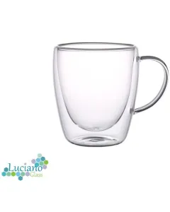 Luciano 300Ml Borosilicate Double Wall Glass 2Pcs Set