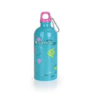 Gabol Stainless Water Bottle Acqua Kids 600Ml 7X21X7Cm #235748-018/2025 turquoise .