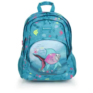 Gabol Backpack 3 Part Acqua Kids 32X44X18Cm #235740-018/2025 turquoise .