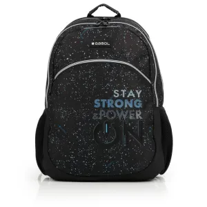 Gabol Backpack 2 Part Galaxy Kids 34X46X20Cm #236896-001/2025 Black