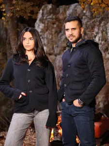 Versatile Wool Jacket - Navy