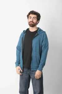 Blue Hoodie Zipper