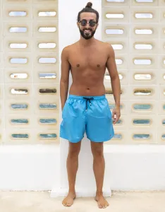 Playero Swim Shorts - Cyan Blue