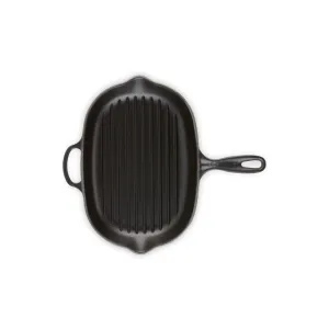 Le Creuset Oval Skillet Grill Evo 32Cm (Black)