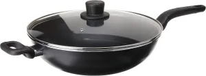 Cook Easy Black Wokpan 32 + glass lid