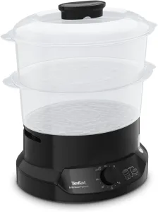 Tefal Steam Cooker | Minicompact Black 6L Steamer 
