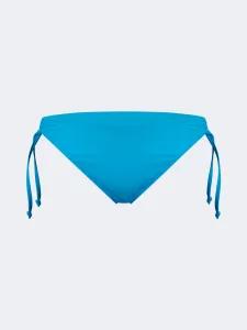 Oil And Gaz Breathable Women Beach Tie-Side Bottom Blue