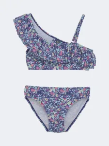 Color Kids Girls Beach Bikini Set Dark Navy