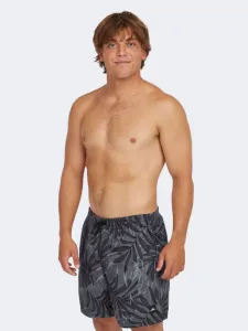 Oneill Cali Floral Men Beach Swim Short Black