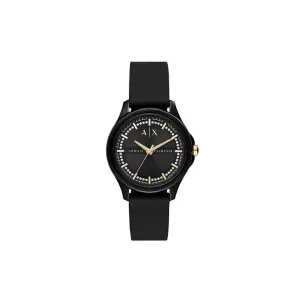 Armani Exchange Lady Hampton Analog Black Dial Women'S Watch