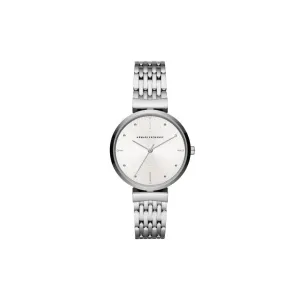 Armani Exchange Analog Silver Dial Women'S Watch