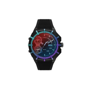 Diesel Framed Three-Hand Black Watch