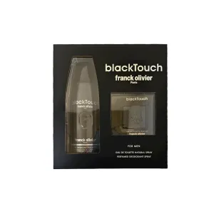 Franck Olivier Black Touch For Men Eau De Toilette Set With Deodorant