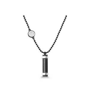 Polo Exchange Black Steel Necklace