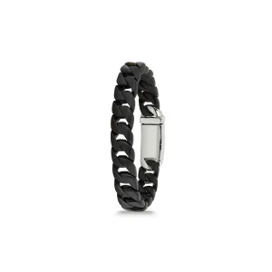 Polo Exchange Gourmet Black Stainless Bracelet