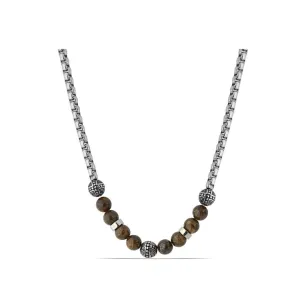 Polo Exchange Natural Stones Brown Beads Necklace