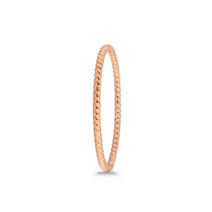 Polo Exchange Rose Gold Tone Bangle Bracelet
