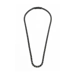 Polo Exchange Black Stainless Chain Necklace