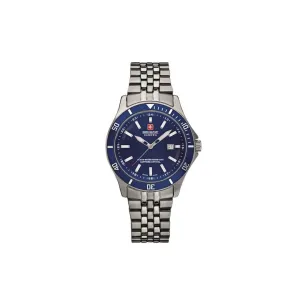 Swiss Military Hanowa Flagship Ladies Blue Stainless Watch