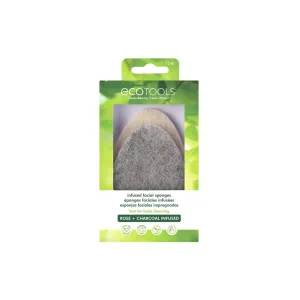 Eco Tools Bath Facial Sponges Characoal And Rose
