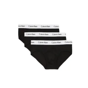Calvin Klein Pack Of 3 Cotton Black Briefs
