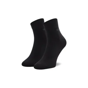 Calvin Klein 2 Pack Quarter Black Socks