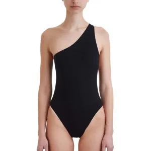Calvin Klein Swimsuit One Shoulder Black
