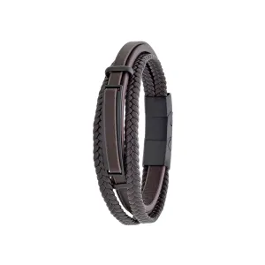 Polo Exchange Men Bracelet St46-Dsc0063 Coffee