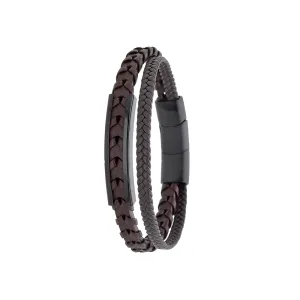 Polo Exchange Men Bracelet St46-Dsc0093 Coffee