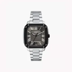 Fossil Crosby Three-Hand Date Stainless Steel Watch